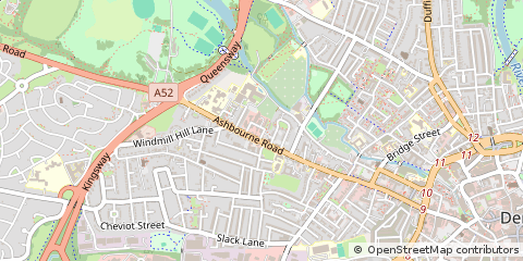 Map of Derby, Derbyshire