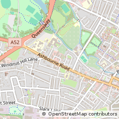Map of Derby, Derbyshire