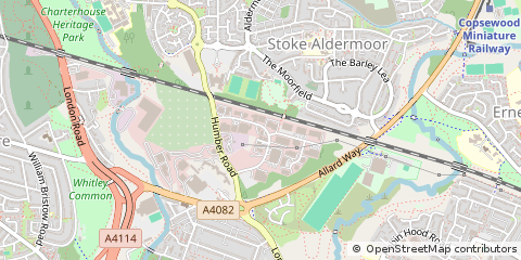Map of Coventry