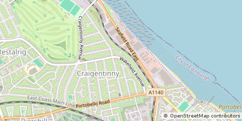Map of Edinburgh