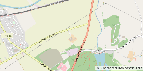 Map of Newark, Notts