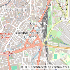 Map of Sheffield