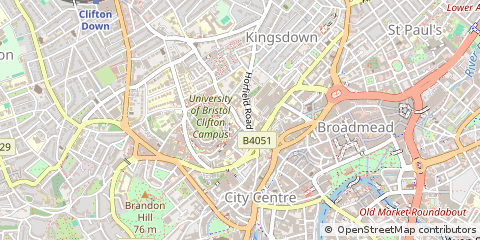 Map of Bristol