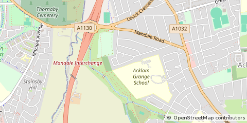 Map of Middlesbrough