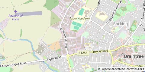 Map of Braintree