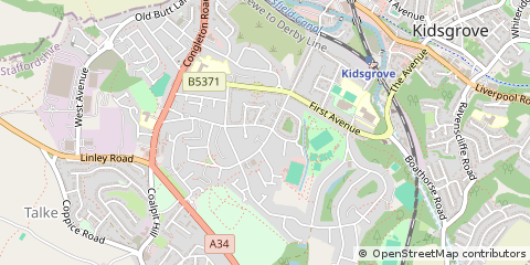 Map of Stoke-on-Trent