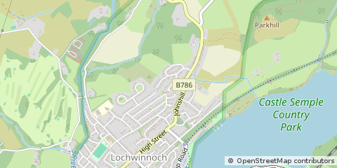 Map of Lochwinnoch