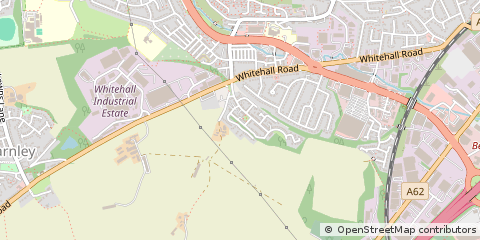 Map of Leeds, West Yorkshire