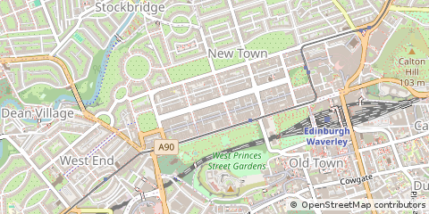 Map of Edinburgh