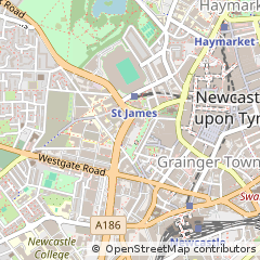 Map of Newcastle
