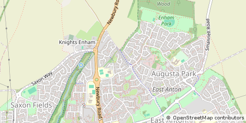 Map of Andover, Hampshire