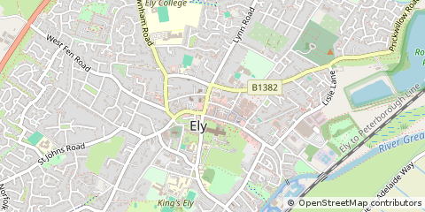 Map of ELY, Cambridgeshire