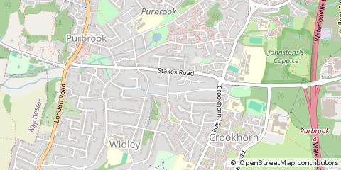 Map of Waterlooville