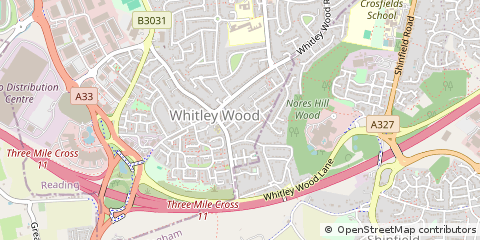 Map of Reading, Berkshire
