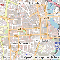 Map of Belfast