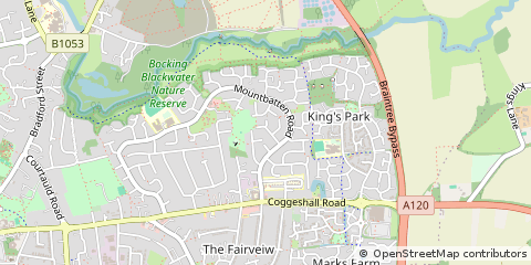 Map of Braintree