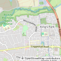 Map of Braintree