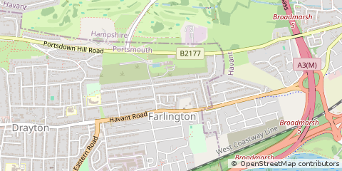 Map of Portsmouth, Hampshire