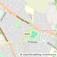 Map of Hillingdon, Middlesex