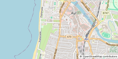 Map of AYR, Ayrshire