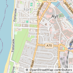 Map of AYR, Ayrshire