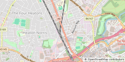 Map of Stockport