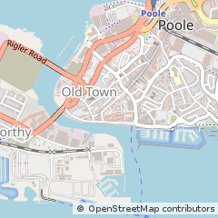 Map of Poole, Dorset