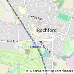 Map of Rochford, Essex