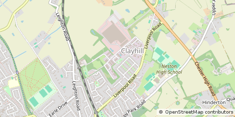 Map of Neston, Cheshire