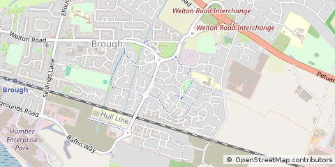 Map of Brough