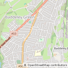 Map of Stoke-on-Trent