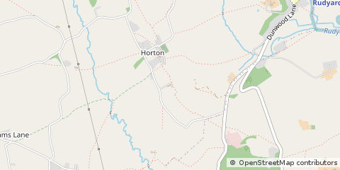 Map of Leek, Staffordshire