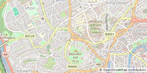 Map of Bristol