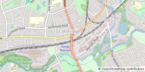 Map of Birmingham, West Midlands