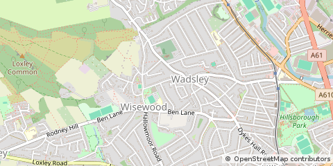 Map of Sheffield