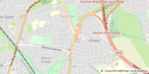 Map of Stockton on Tees