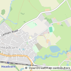 Map of Headcorn, Kent