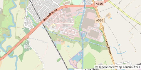 Map of Northwich, Cheshire