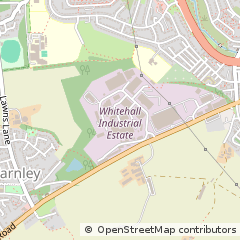 Map of Leeds, West Yorkshire