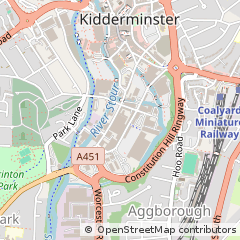 Map of Kidderminster