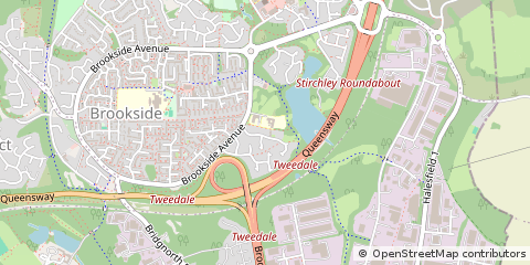 Map of Telford, Shropshire