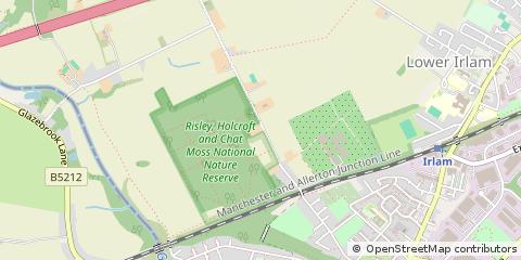 Map of Manchester, Lancashire