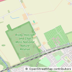 Map of Manchester, Lancashire