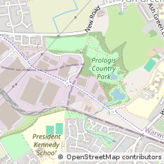 Map of Coventry, West Midlands