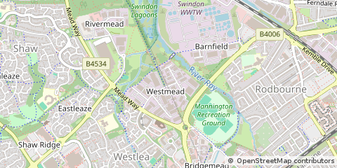 Map of Swindon