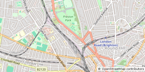 Map of Brighton