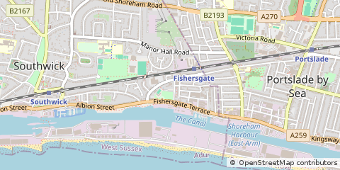 Map of Brighton