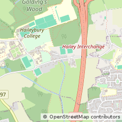 Map of Hertford Heath, Hertfordshire