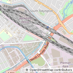 Map of Wembley, Middlesex