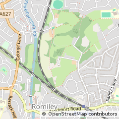 Map of Stockport, Cheshire